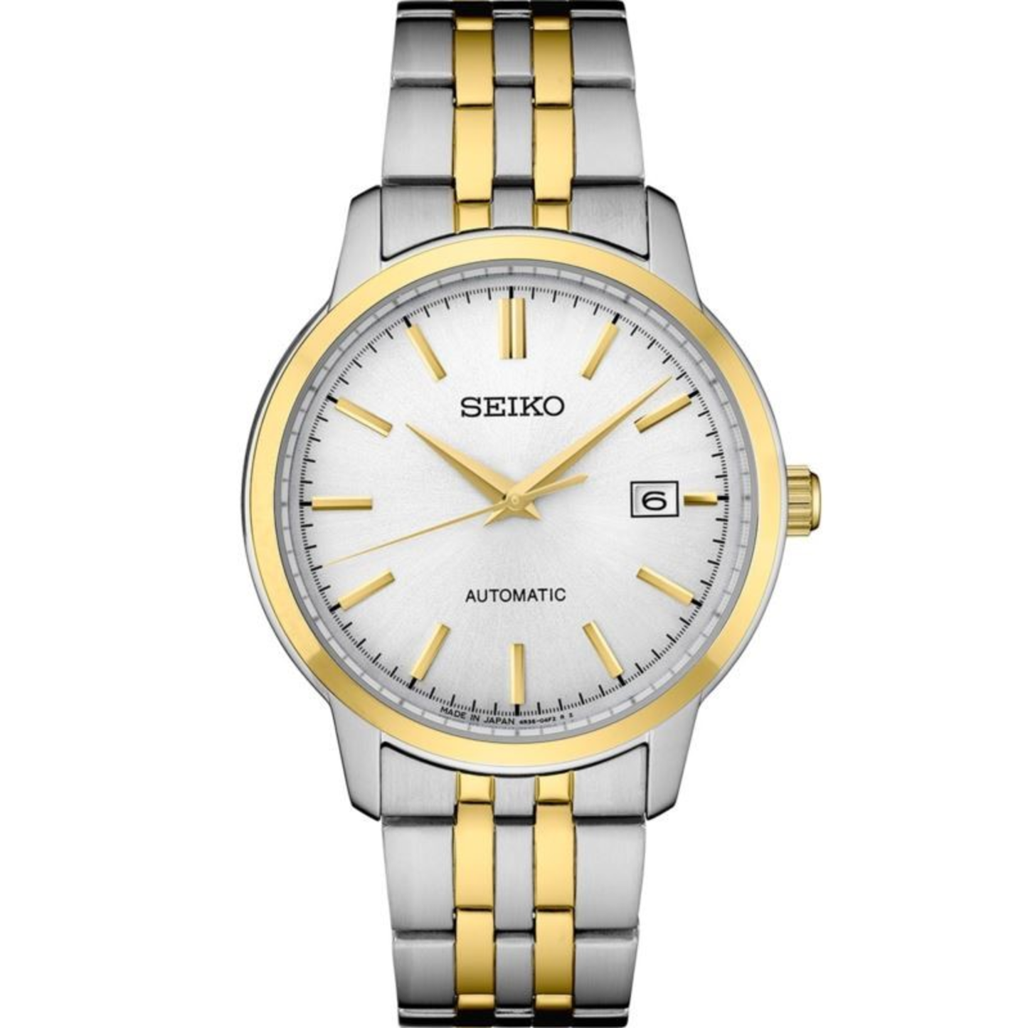 MENS ESSENTIALS TWO-TONE WATCH - (WHITE DIAL)
