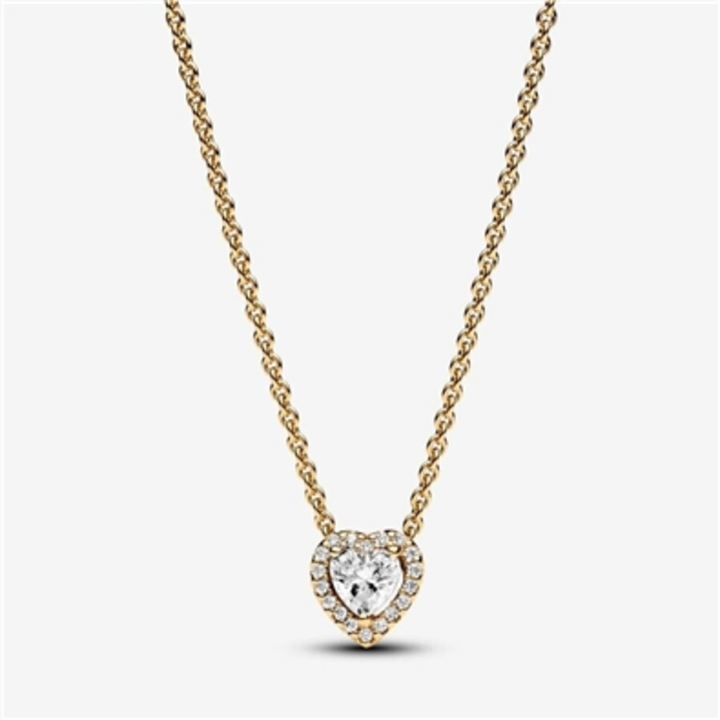 SPARKLING HEART COLLIER NECKLACE