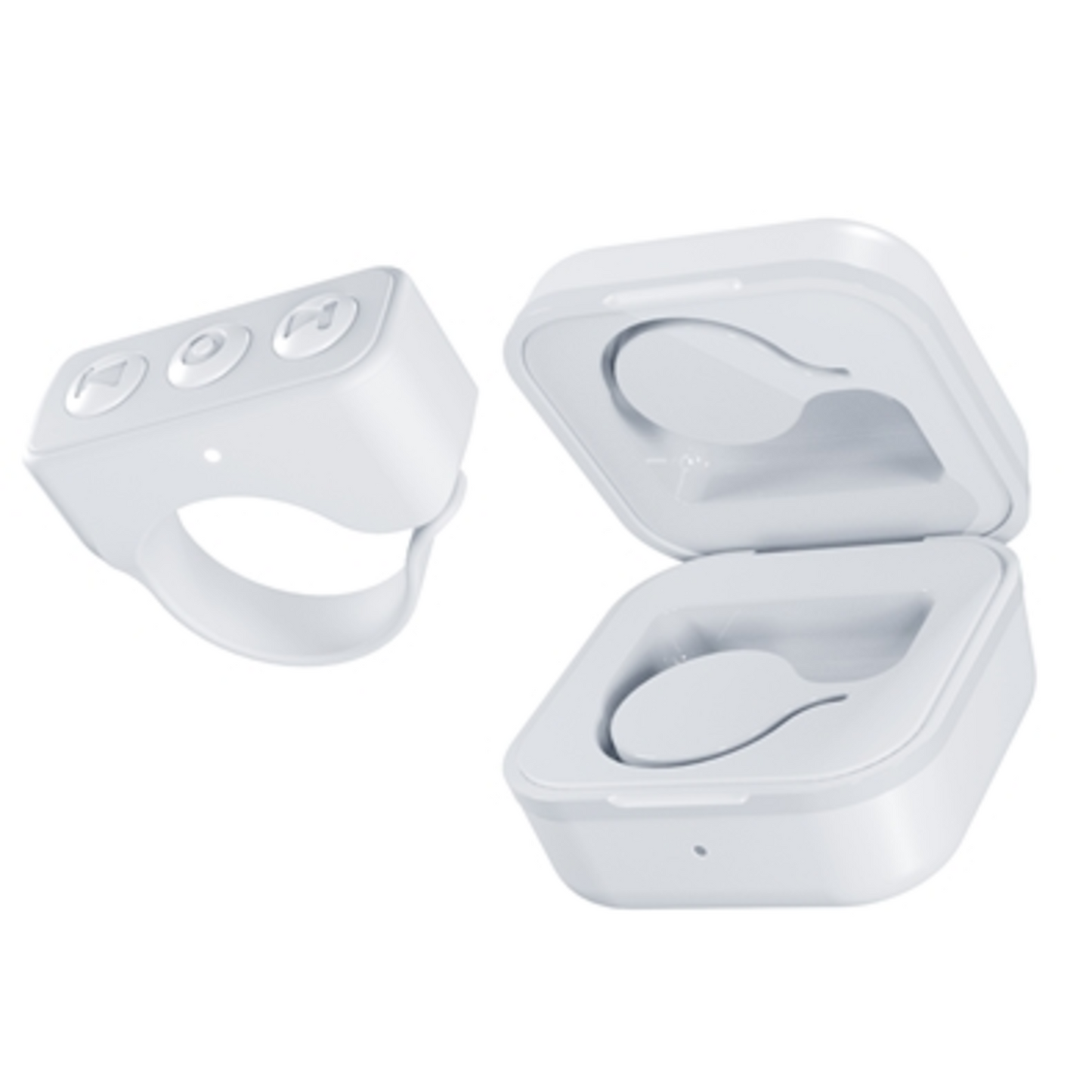 TIKTOK RING LIGHT W/ CHARGING CASE, WHITE