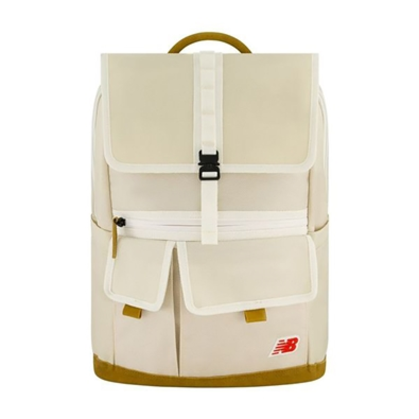 LEGACY ICON FLAP BACKPACK, OFF WHITE