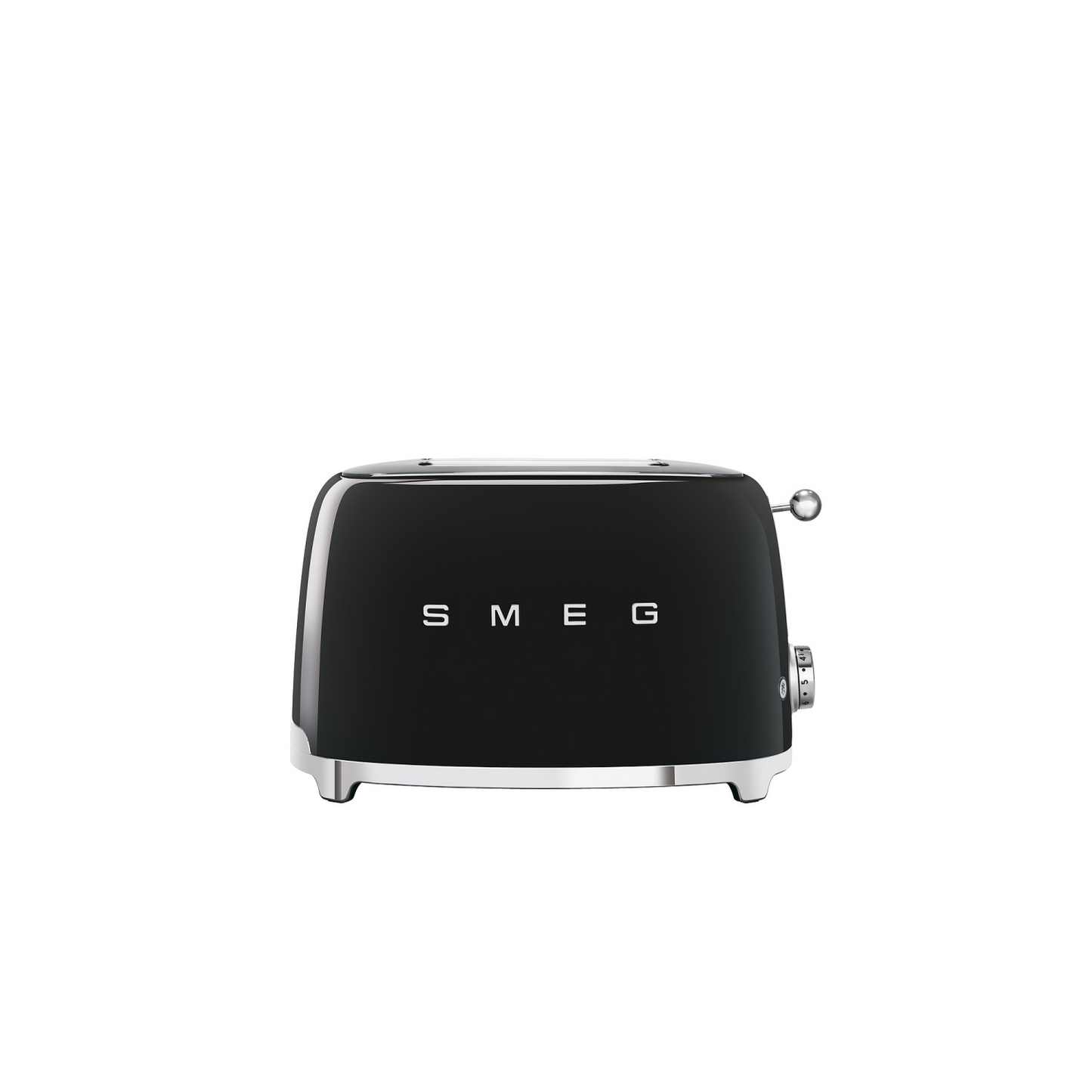 SMEG 50'S RETRO STYLE AESTHETIC 2 SLICE TOASTER - BLACK