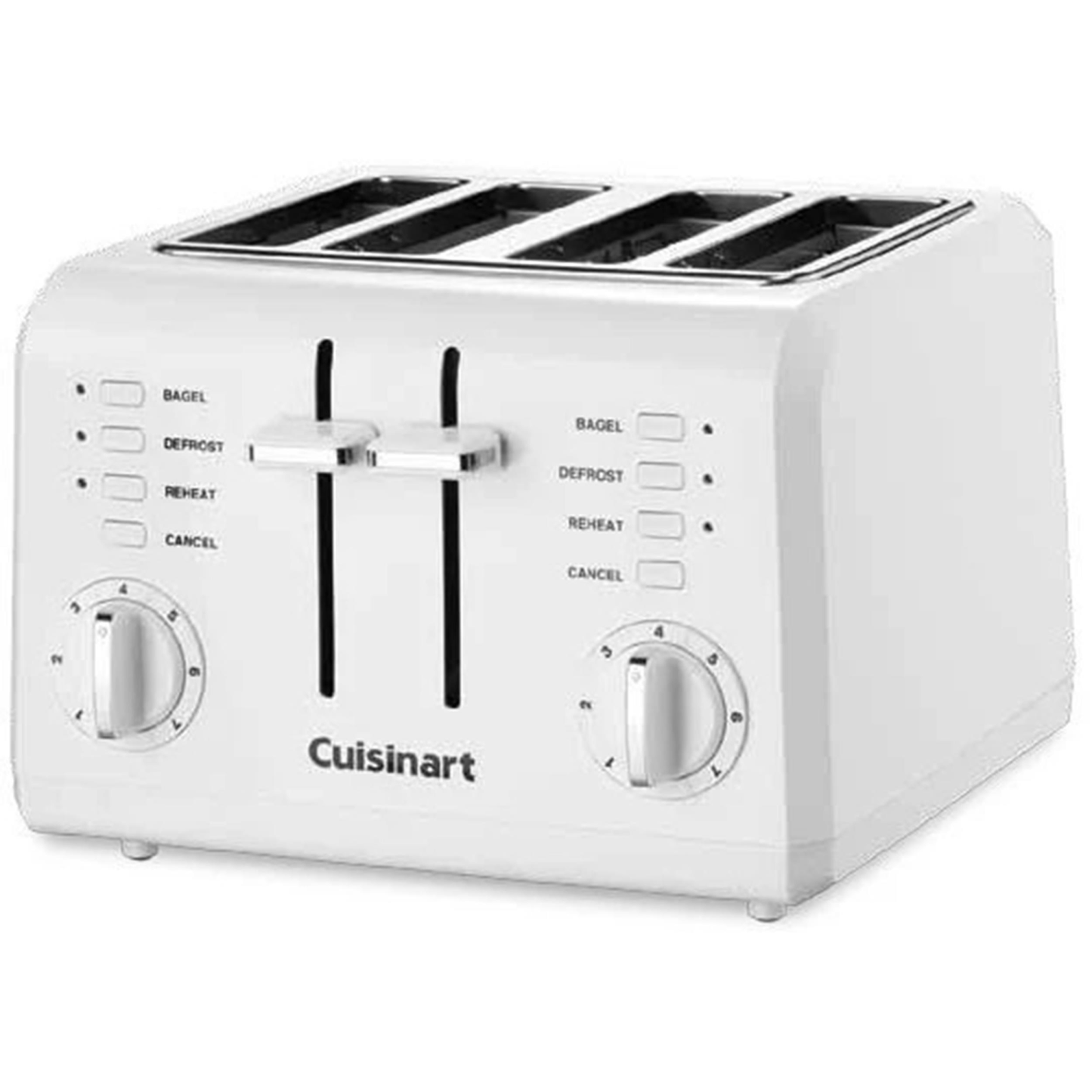 CUISINART 4 SLICE COMPACT PLASTIC TOASTER