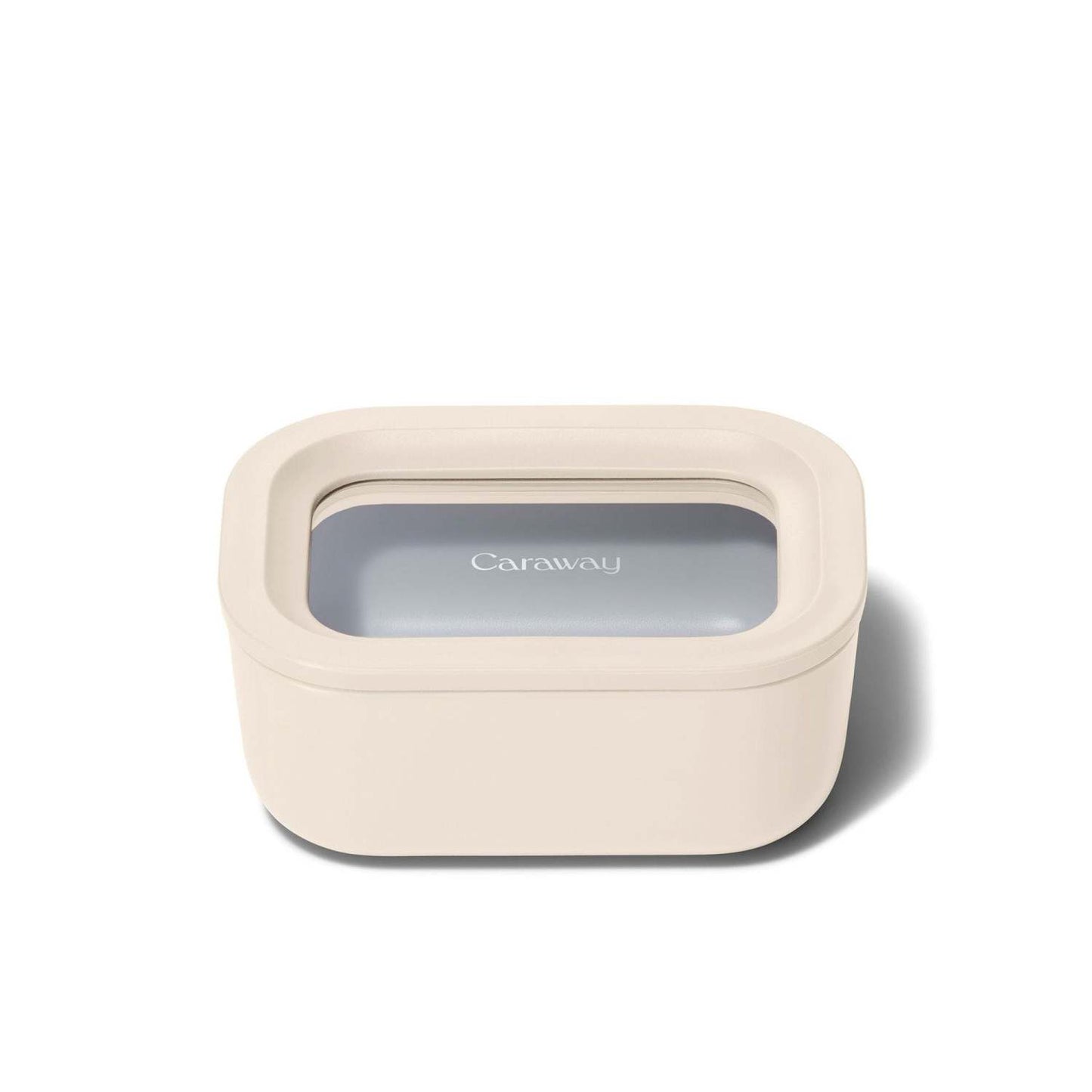 MINI RECTANGLE CONTAINER W/ LID CREAM