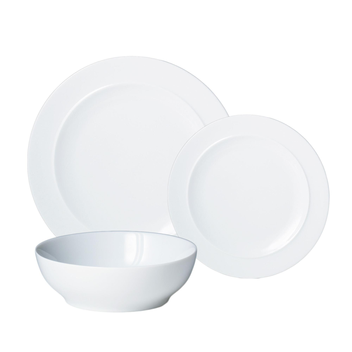 DENBY WHITE 12PC DINNERWARE SET