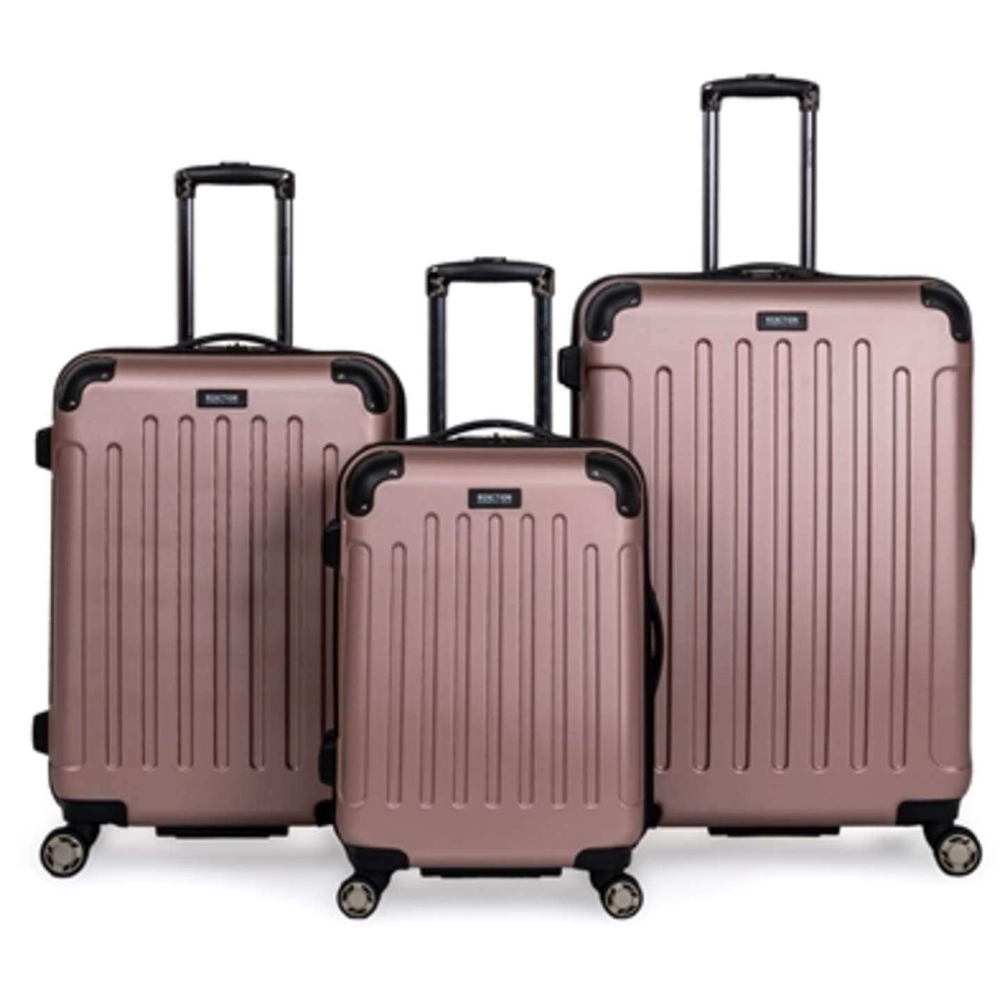 RENEGADE HARD SIDE 3 PC LUGGAGE SET, ROSE GOLD, 20,24,28''