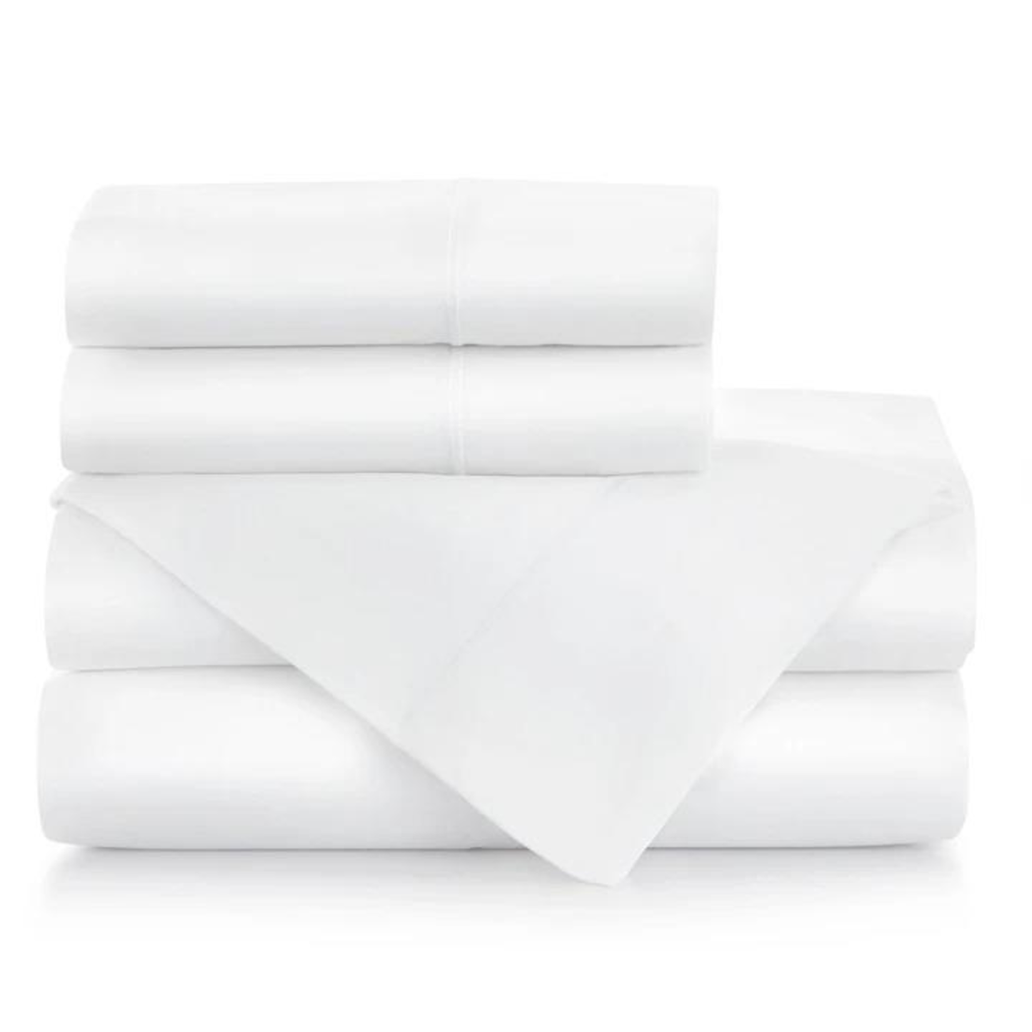 PEACOCK ALLEY SOPRANO SATEEN SHEET SET - QUEEN - WHITE