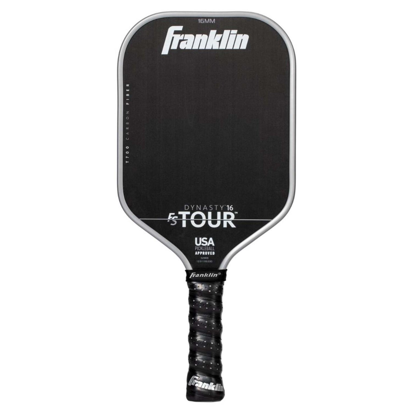FS TOUR DYNASTY SERIES 16MM ENLONGATED PICKELBALL PADDLE GRAY