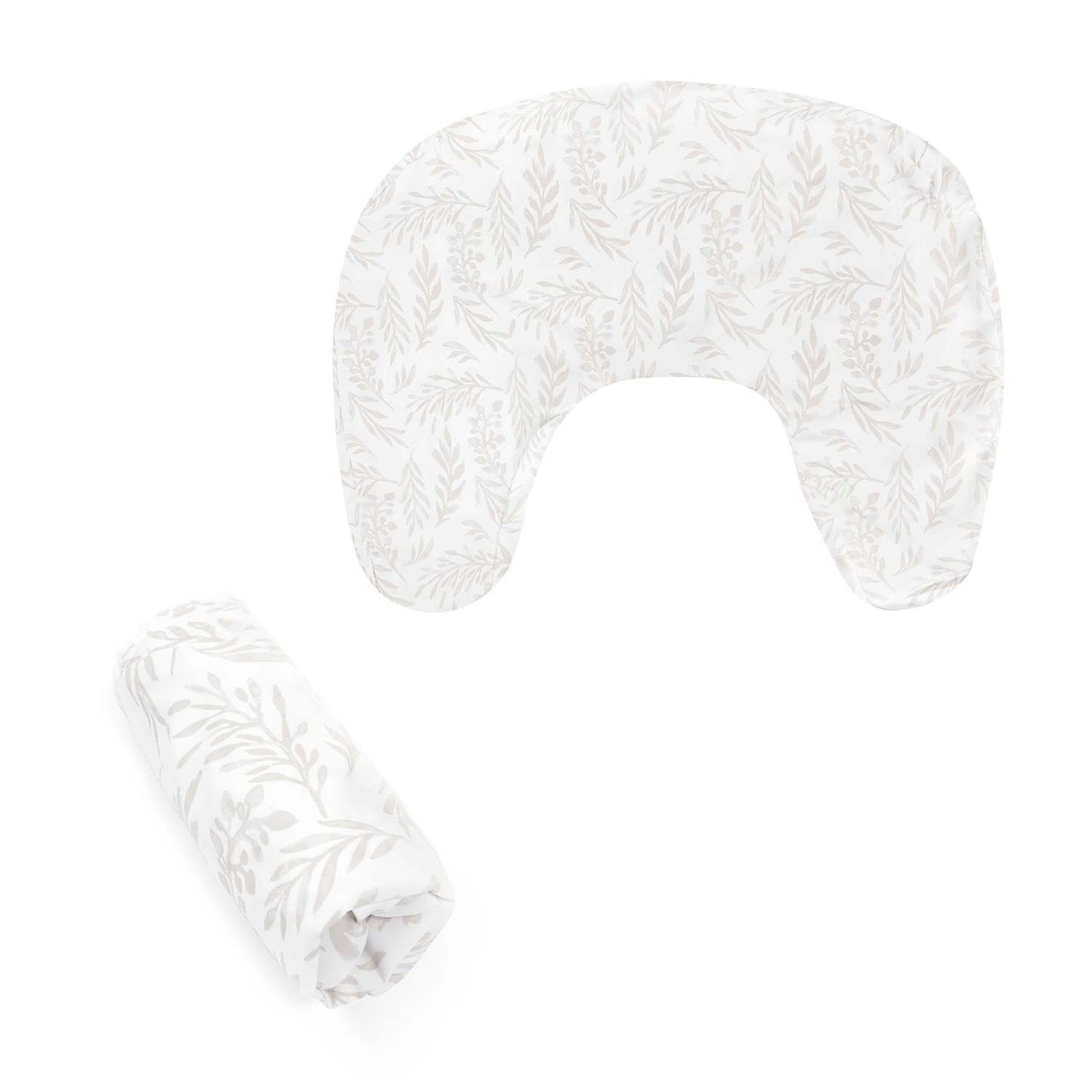 BOPPY NEW NURSING PILLOW COTTON COVER BEIGE FOLIAGE