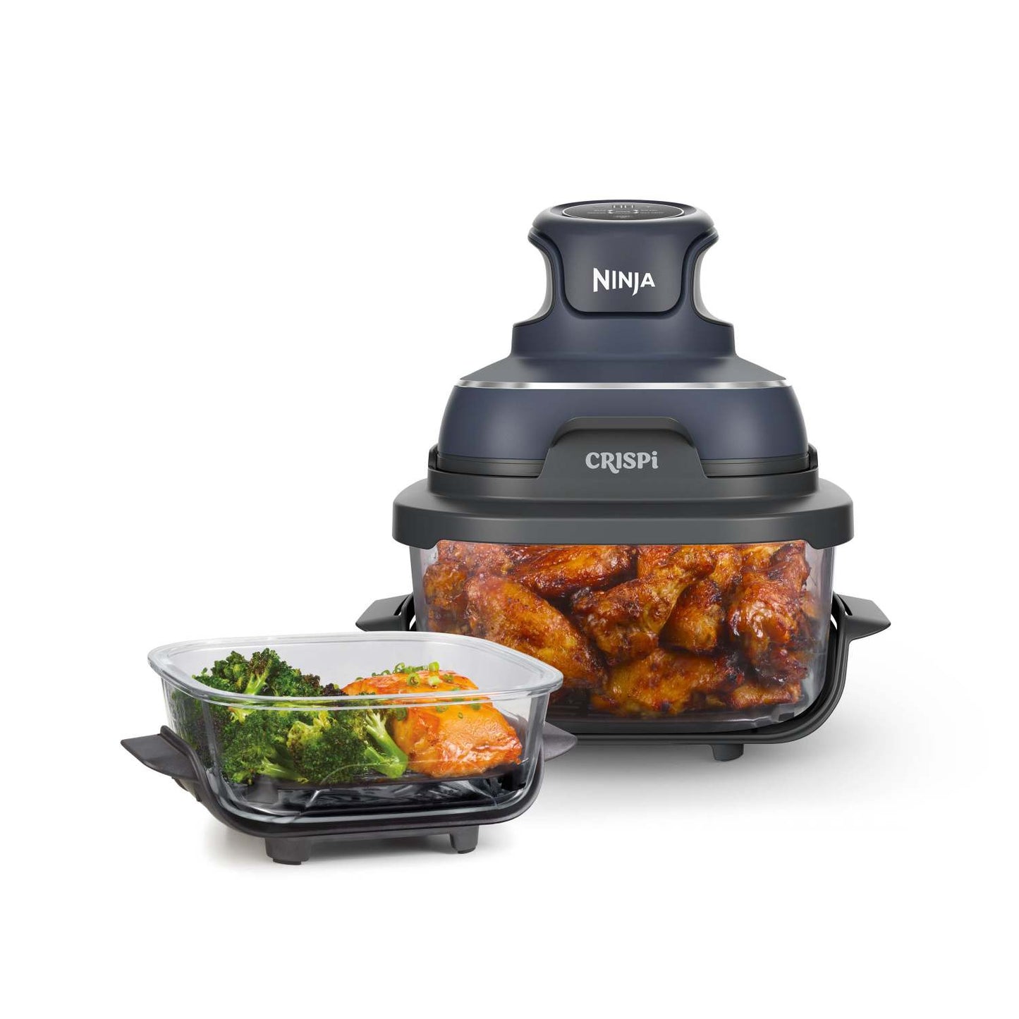 CRISPI 4-IN1 PORTABLE GLASS AIR FRYER COOKING SYSTEM