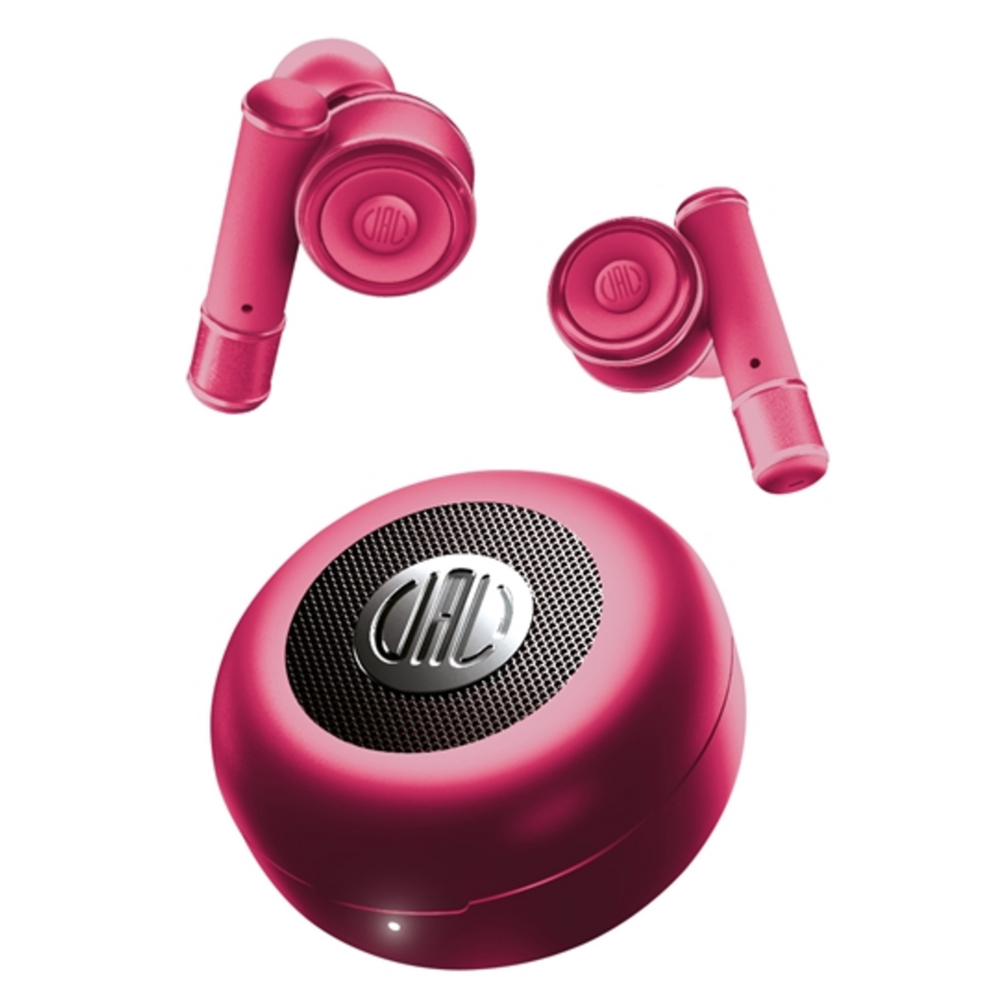 BLUETOOTH STEM EARBUDS, MAGENTA