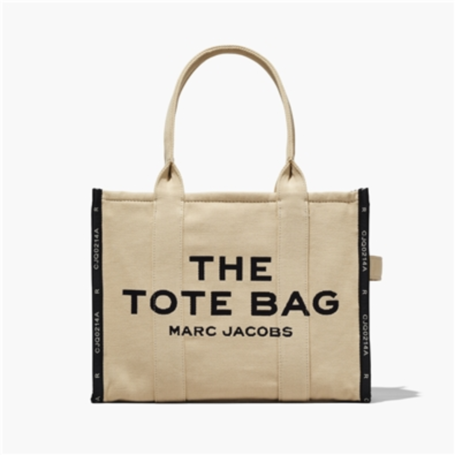 THE JACQUARD LARGE TOTE, WARM SAND