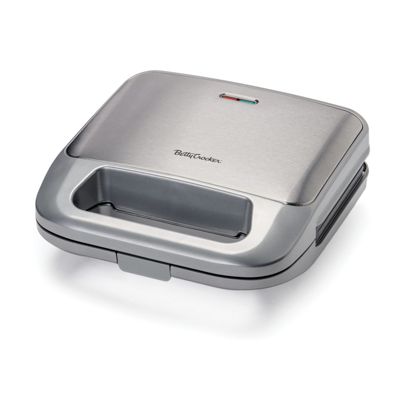 BETTY CROCKER 3-IN-1 SANDWICH, PANINI GRILL & WAFFLE MAKER PLUS - SILVER