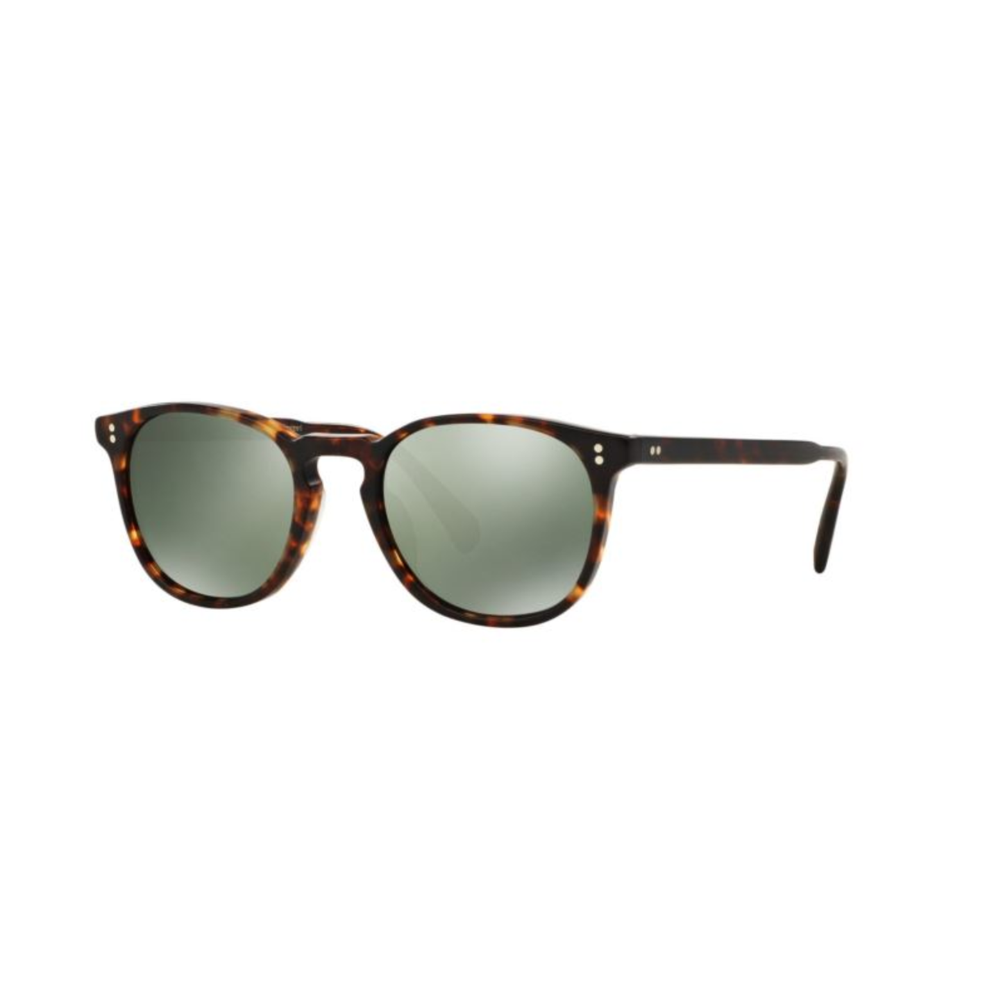 OLIVER PEOPLES SUNGLASSES FINLEY ESQ. SUN - SEMI MATTE SABLE TORTOISE/G-15 GOLDTONE POLARIZED VFX