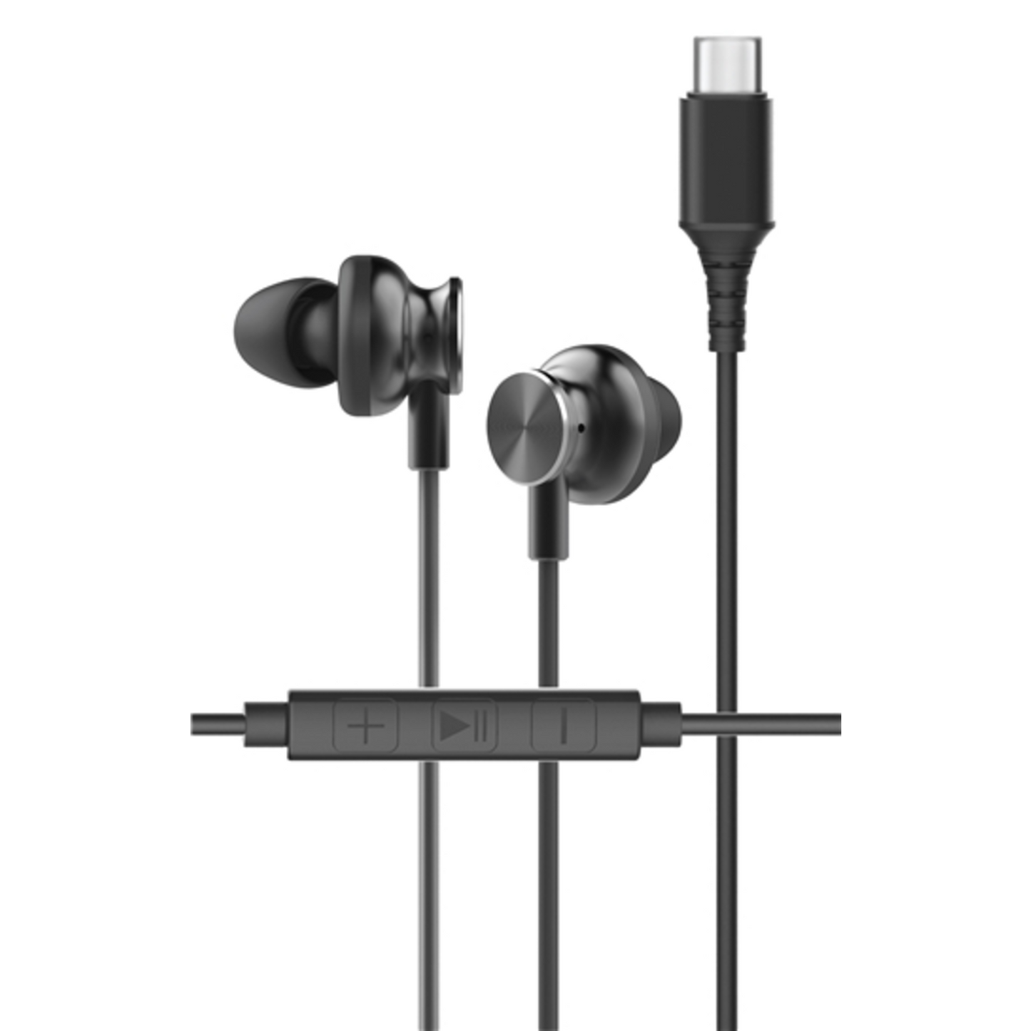 EARBUDS WITH USB-C CONNECTOR, BLACK