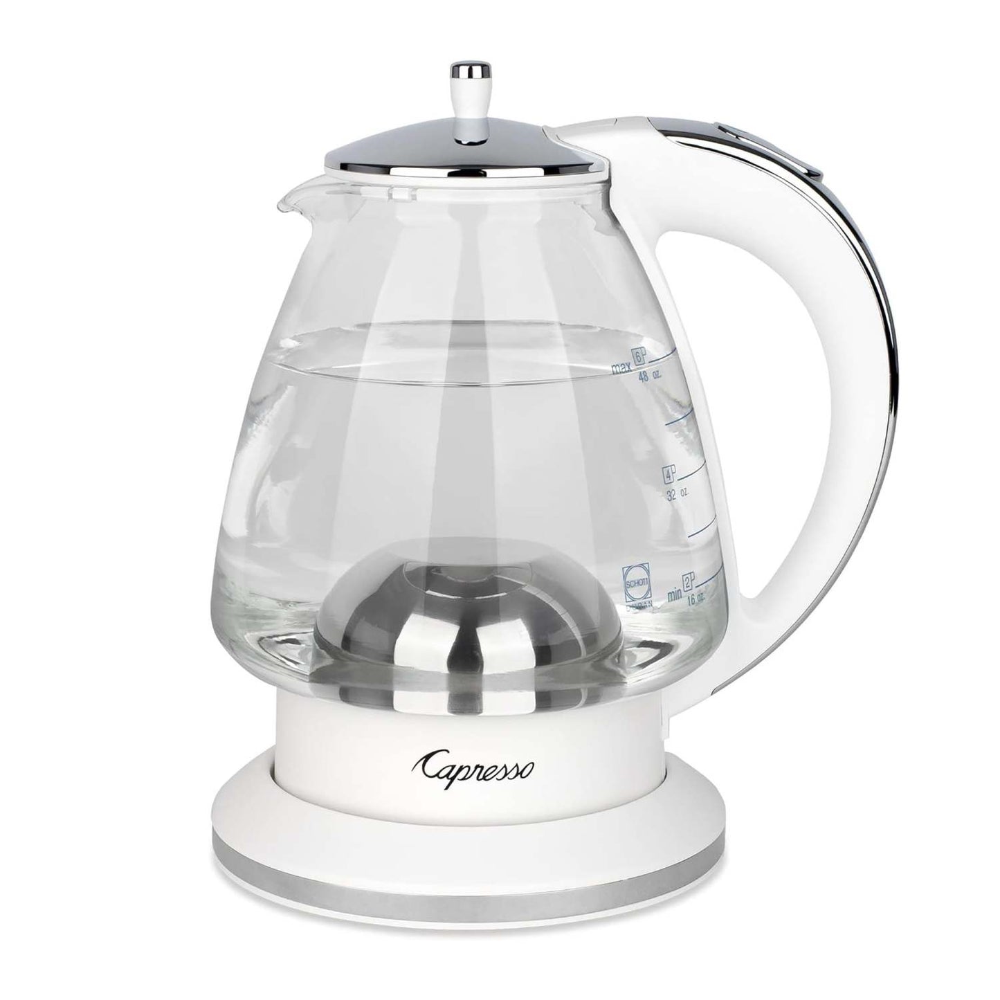 H2O GLASS WATER KETTLE WHITE