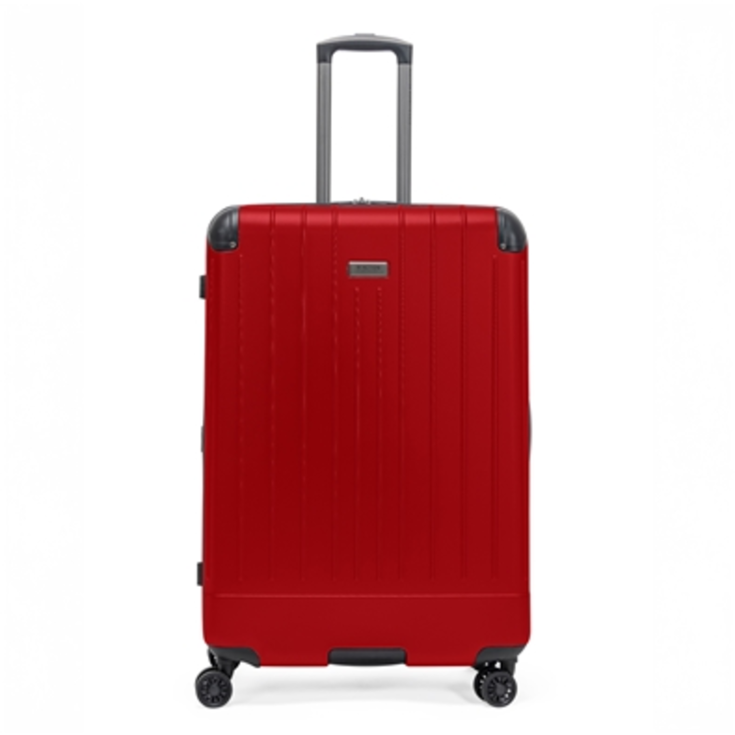 FLYING AXIS CHECKED LUGGAGE, CHERRY RED, 28"