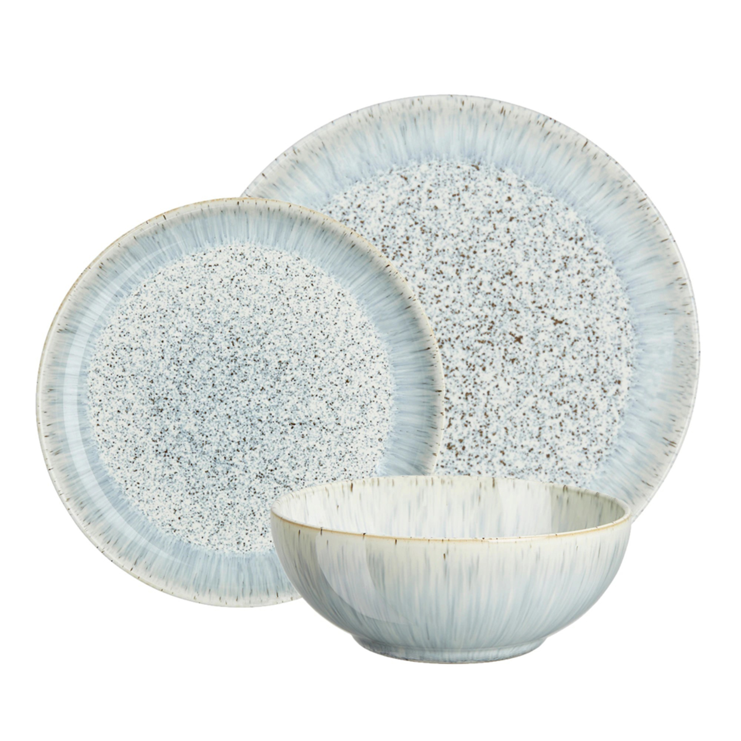 DENBY HALO SPECKLE 12PC DINNERWARE SET