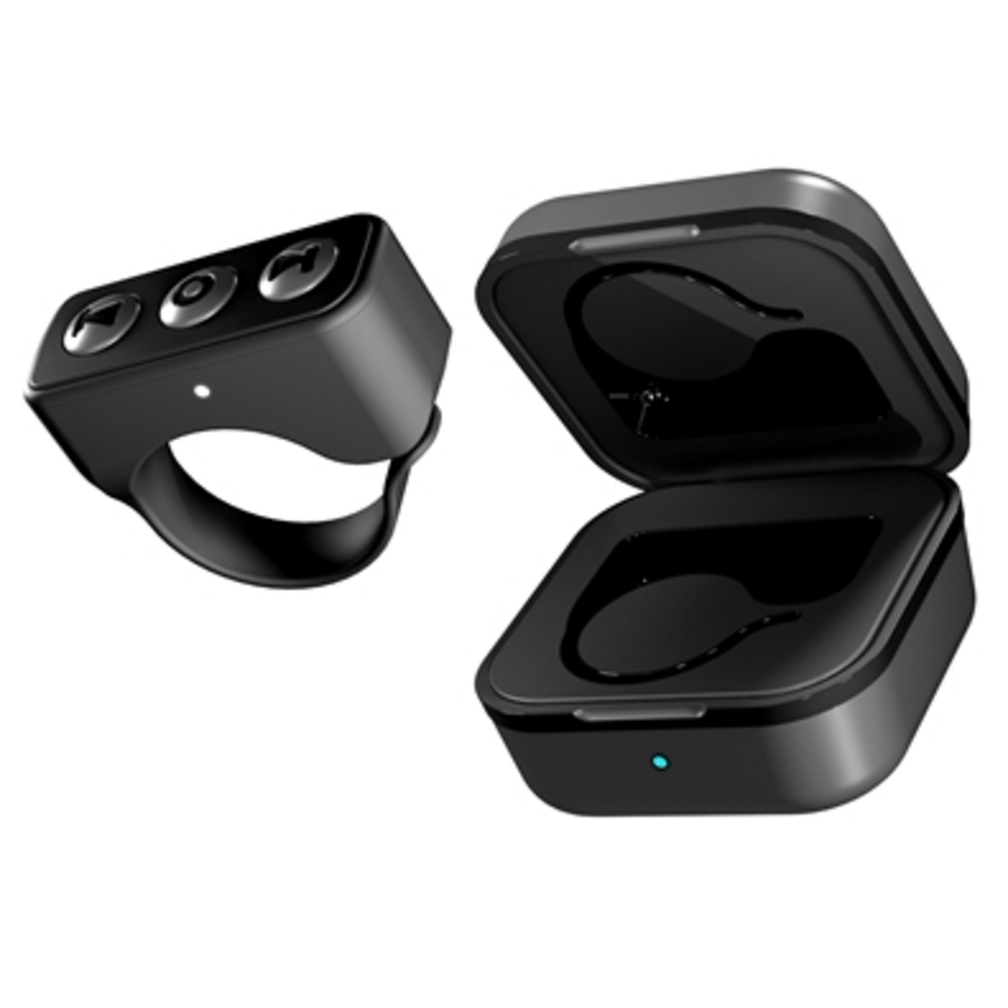 TIKTOK RING LIGHT W/ CHARGING CASE, BLACK