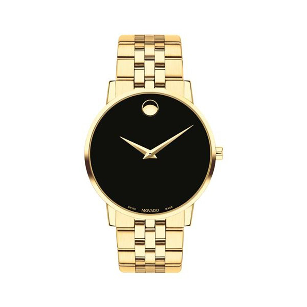 MEN'S MUSEUM STAINLESS STEEL WATCH, DIAL