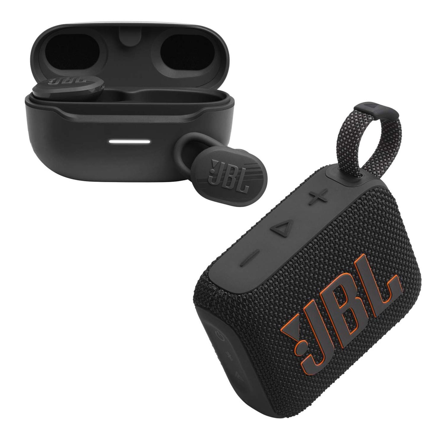 ENDURANCE RACE 2 TRUE WIRELESS EARBUDS W/ GO 4 BLUETOOTH SPEAKER BLACK