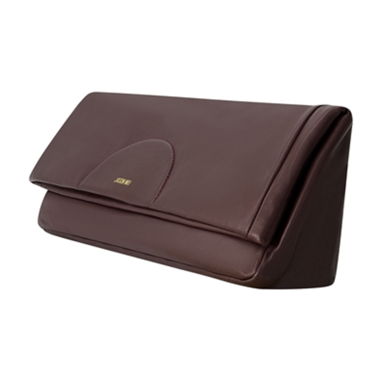 ELEGANT FOLD OVER CLUTCH, GRAPE