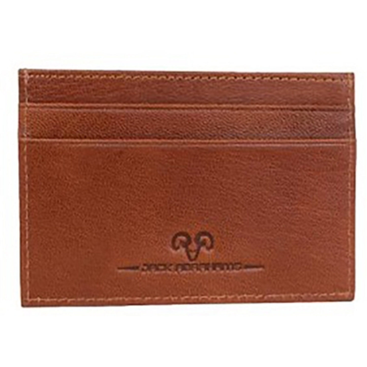 ORGANIC CARD CASE WALLET, COGNAC