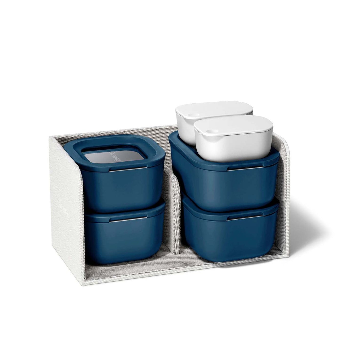MINI FOOD STORAGE SET W/ STORAGE ORGANIZER NAVY