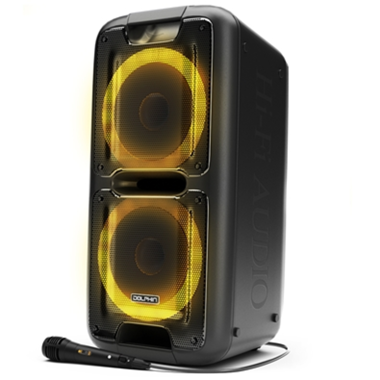 PARTY SPEAKER W/SOUND ACTIVATED LIGHTS, 10"