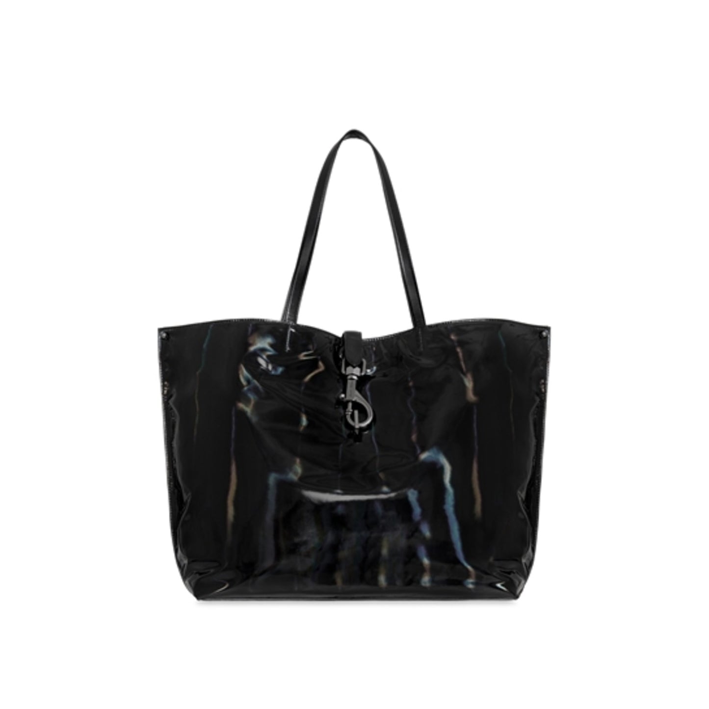 MEGAN NYLON TOTE, BLACK