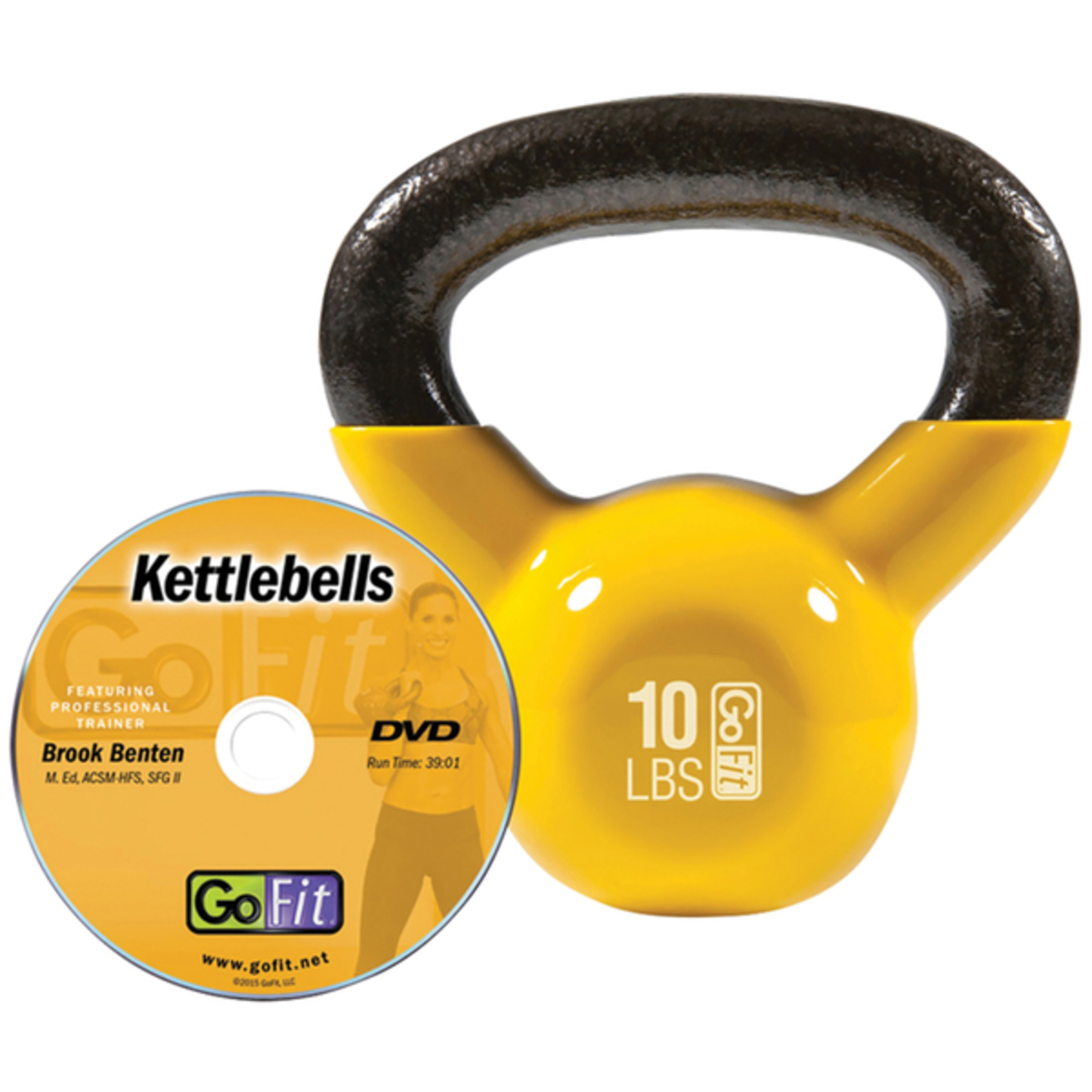 10 LBS KETTLEBELL/DVD YLW