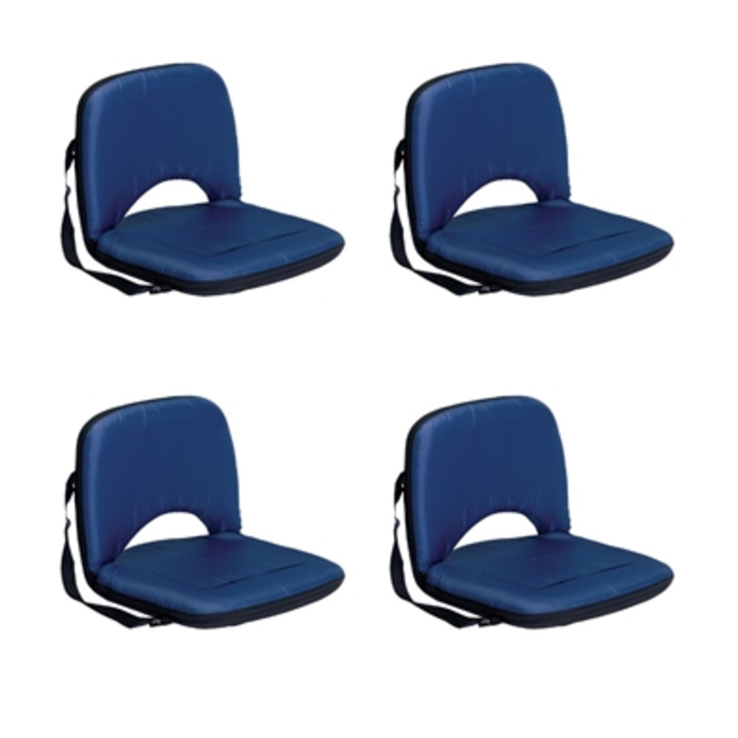 4 PACK BLEACHER POD STADIUM SEAT SET, DARK BLUE, 4 PACK