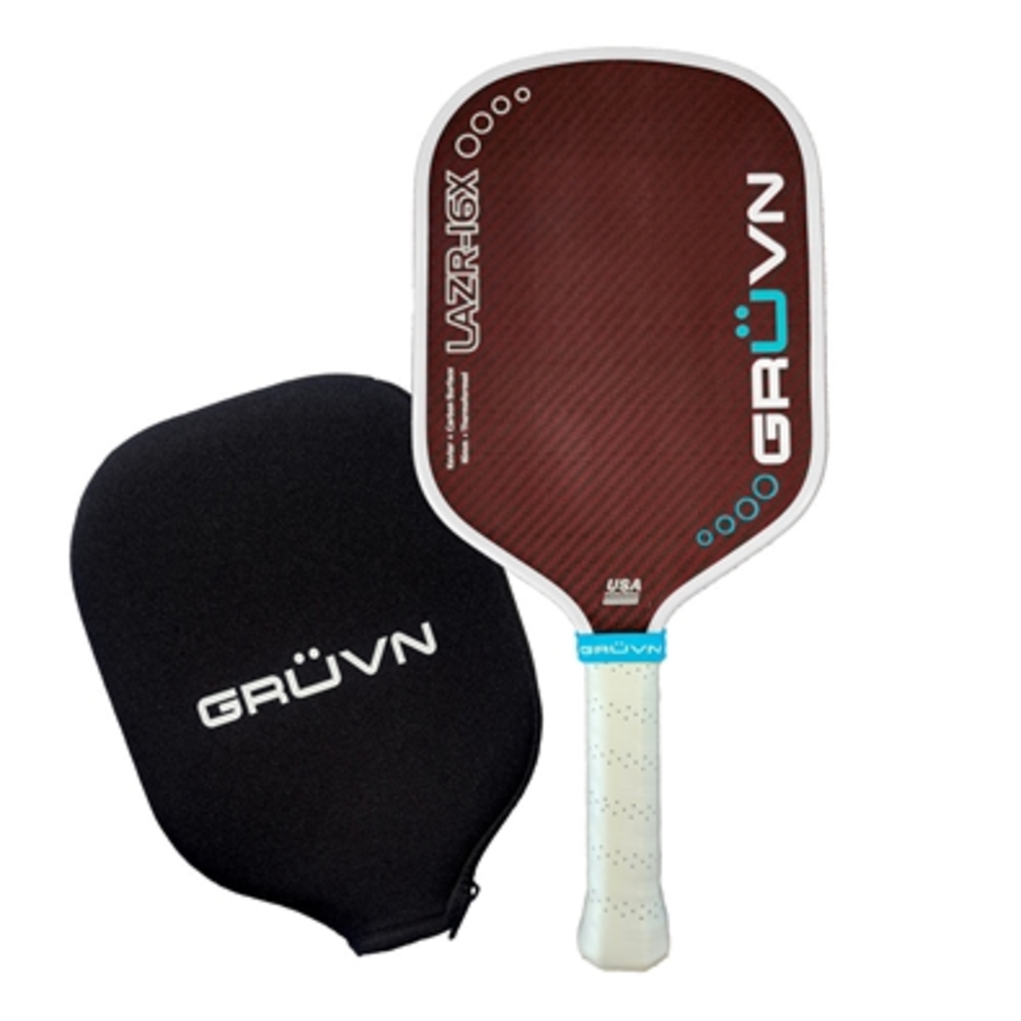 LAZR-16X PICKLEBALL PADDLE, RED/BLUE, 16.5"