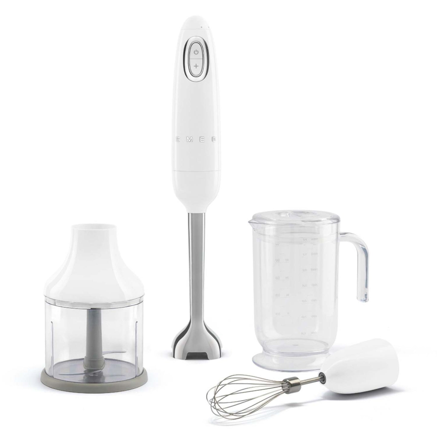RETRO STYLE HAND BLENDER W/ ACCESSORIES WHITE