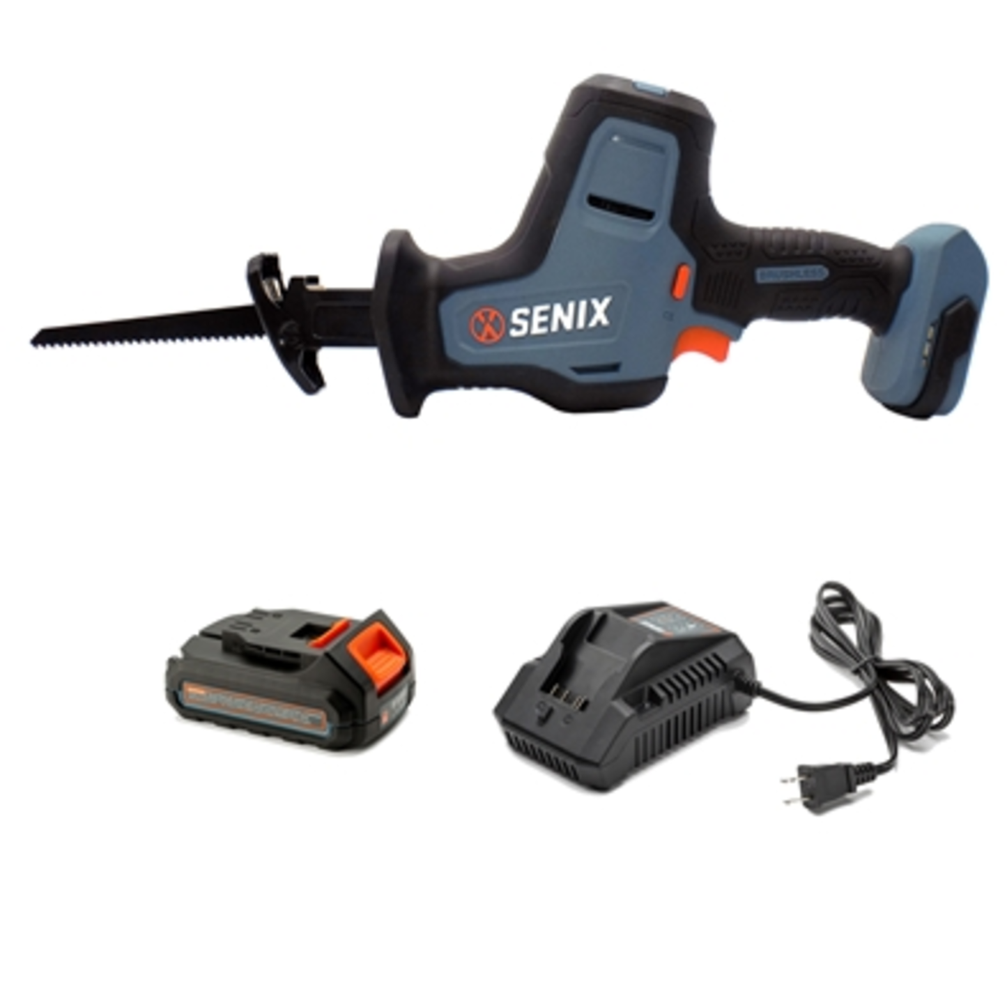 20V RECIPRO SAW W/BATT, CHRG AND SOFT BAG, BLUE