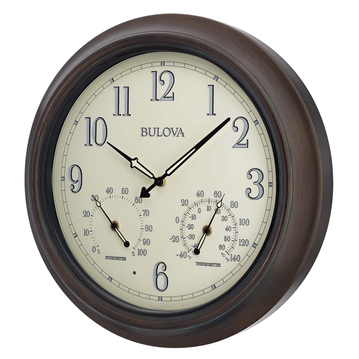 WEATHER MASTER OUTDOOR WALL CLOCK