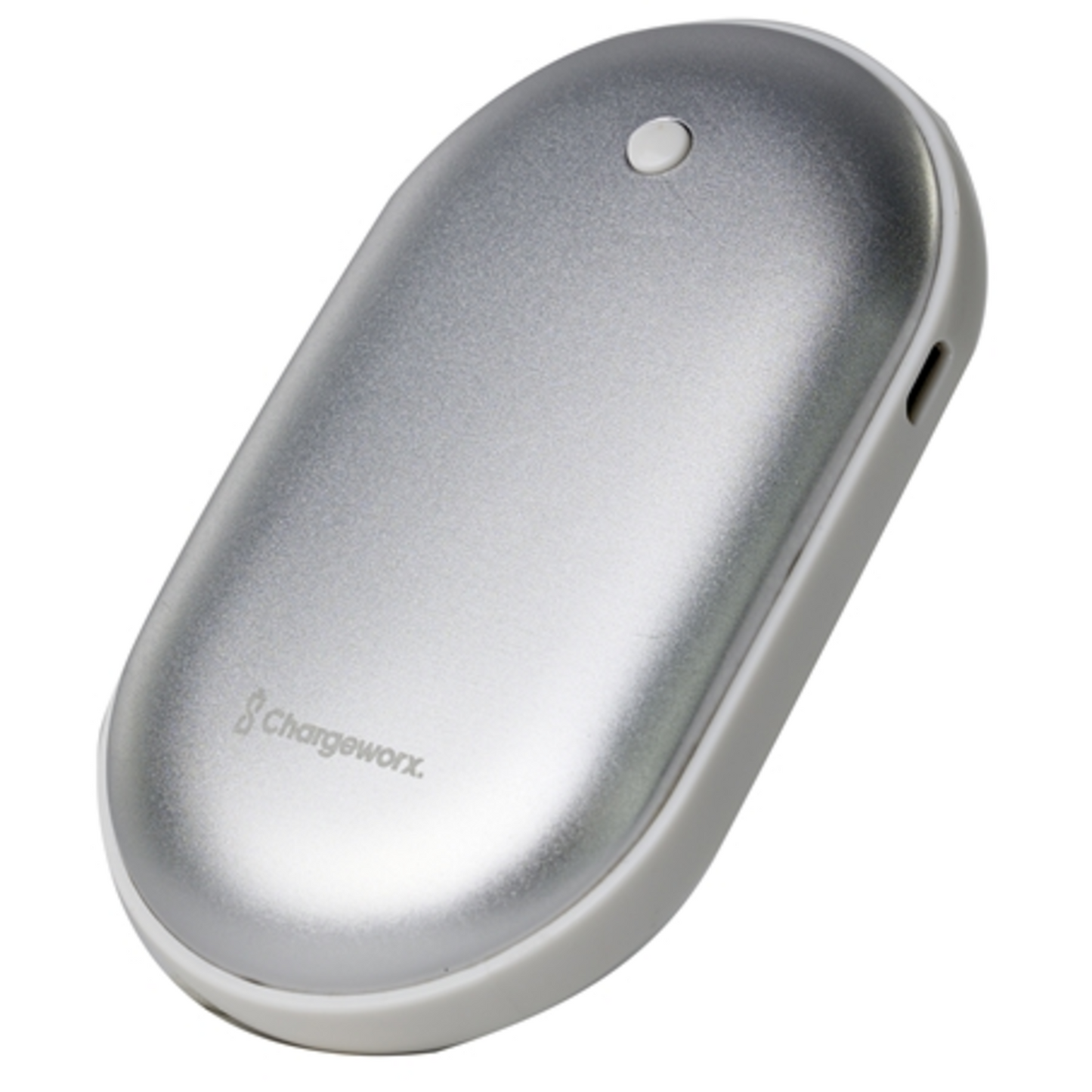 HAND WARMING POWERBANK, SILVER