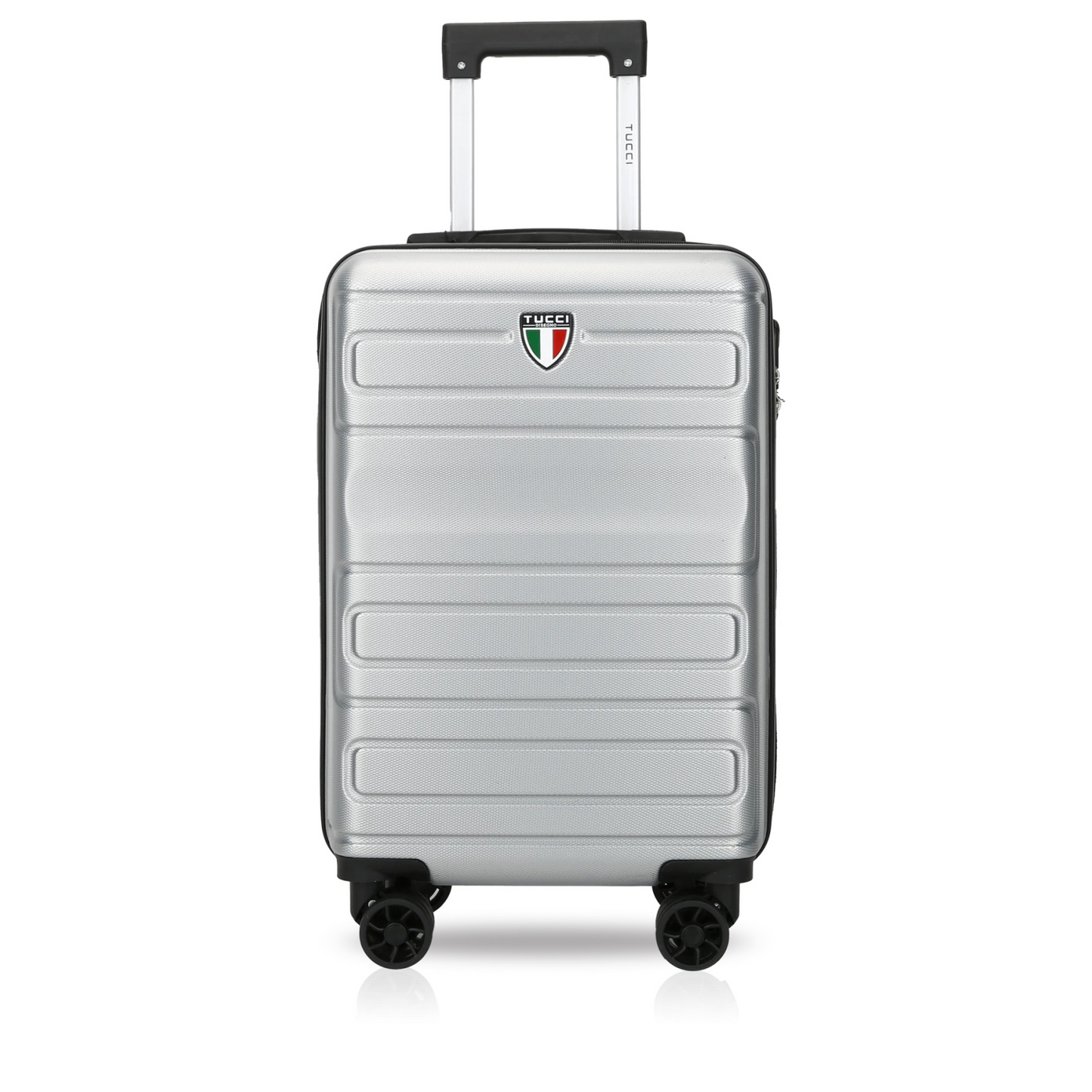 TUCCI VIVACE 20 INCHES ABS CARRY-ON LUGGAGE - SILVER