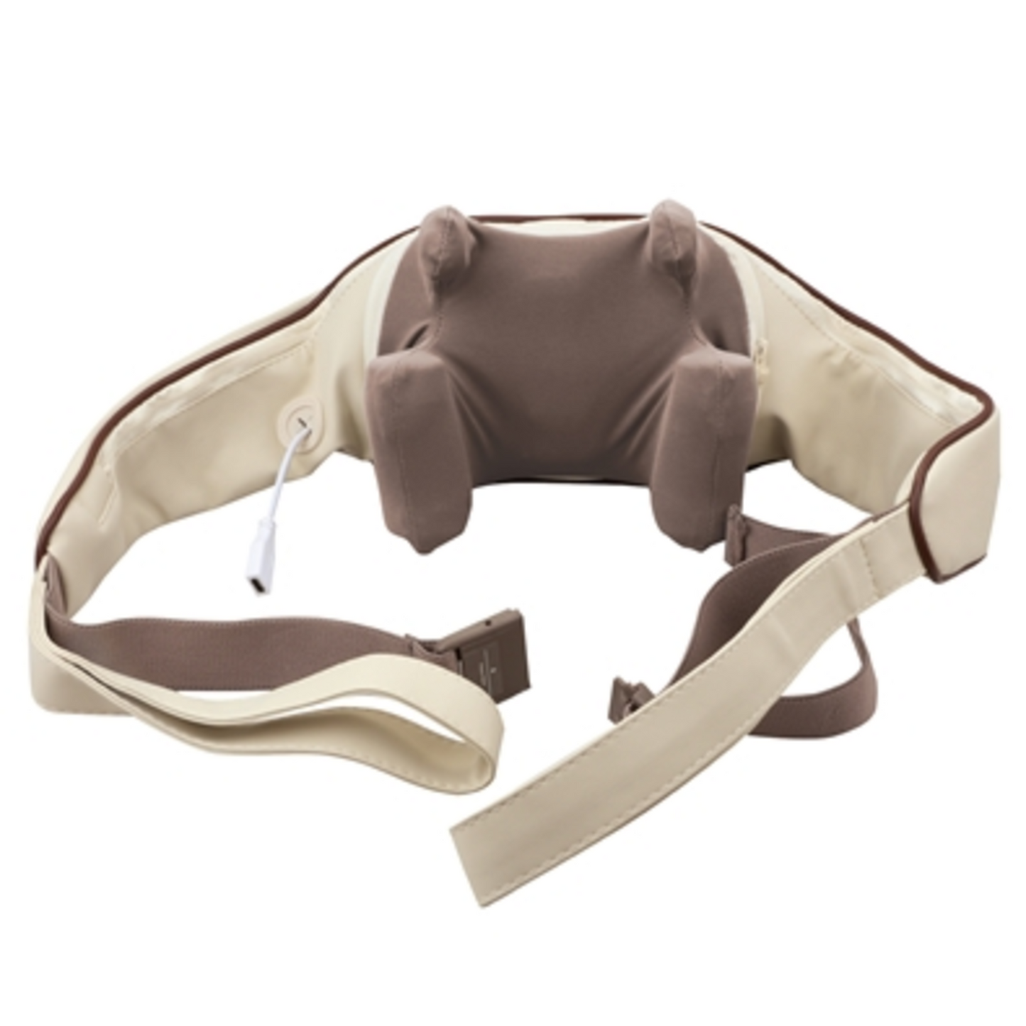 MULTI ARM NECK AND SHOULDER MASSAGE, BEIGE AND BROWN
