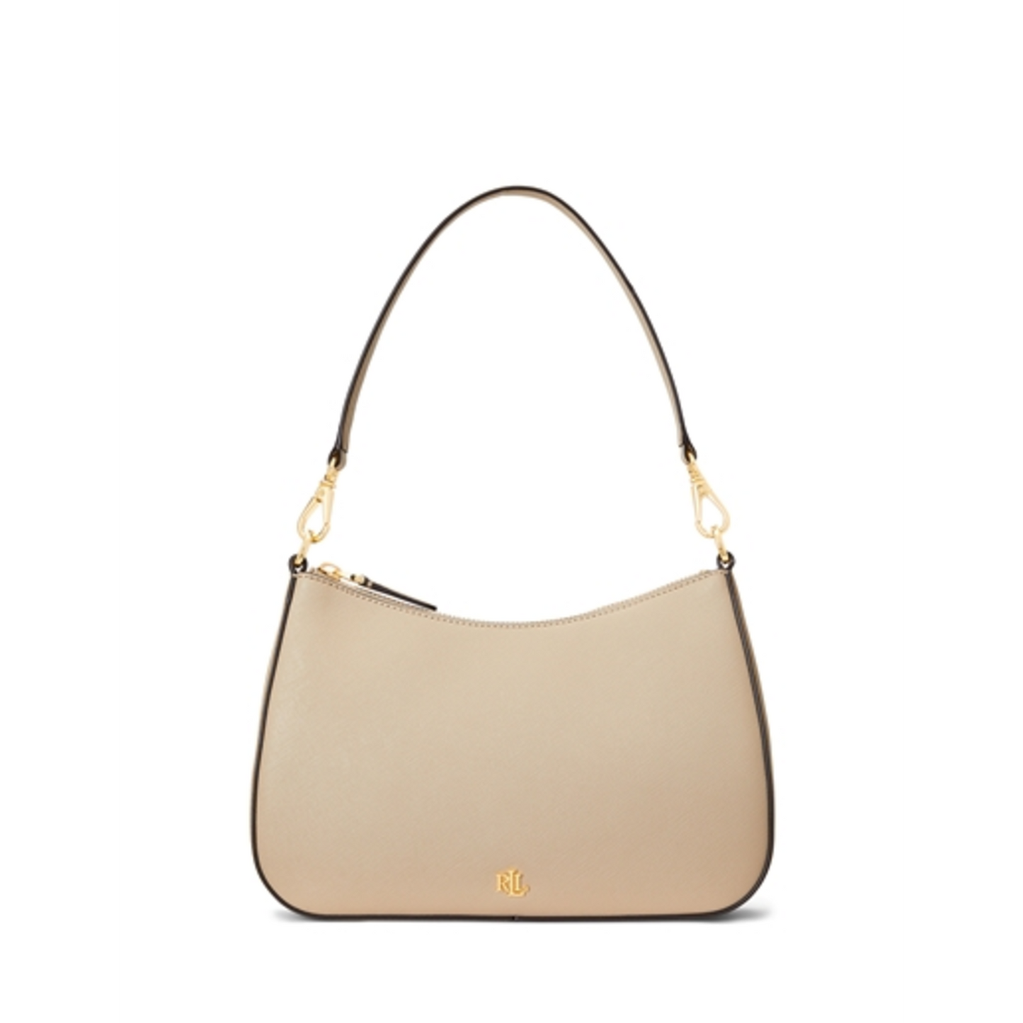 CROSSHATCH LEATHER MEDIUM DANNI BAG, BIRCH TAN