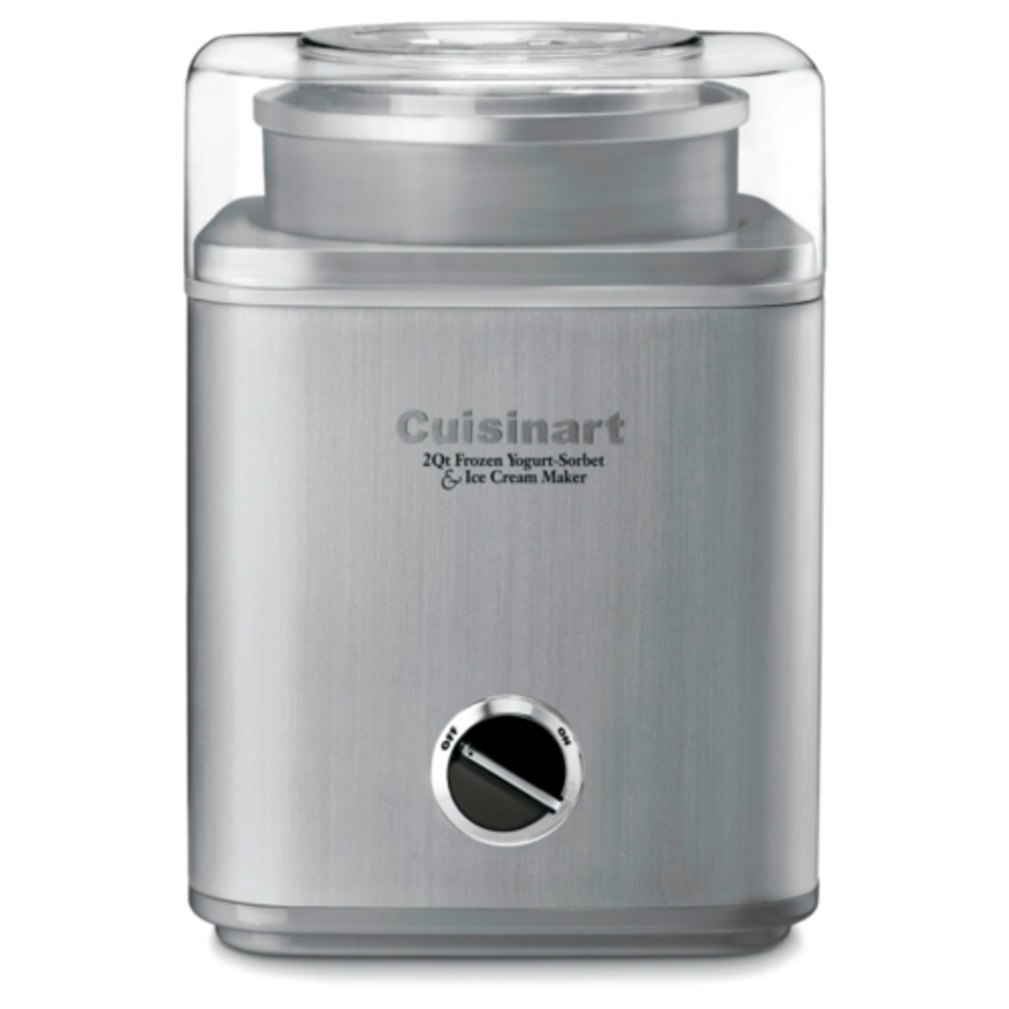 CUISINART PURE INDULGENCE 2 QUART FROZEN YOGURT-SORBET & ICE CREAM MAKER
