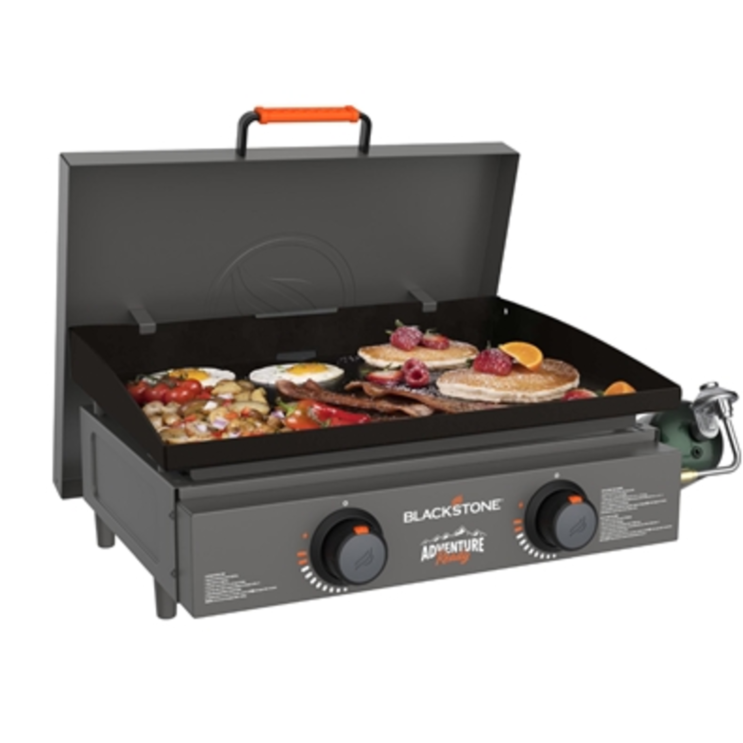 22'' GRIDDLE W/ HARD COVER, GREY