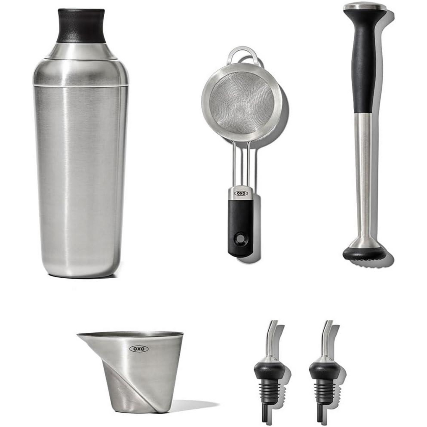 OXO STEEL 6-PIECE BARWARE SET