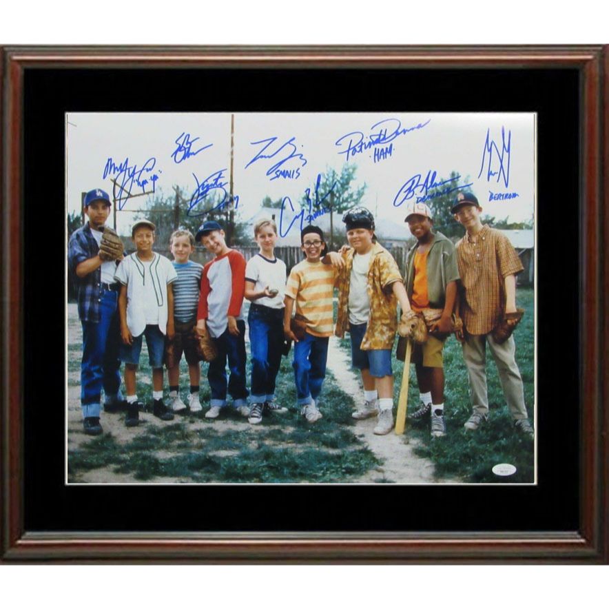 The Sandlot Autographed Framed Movie Display (8 Signatures)