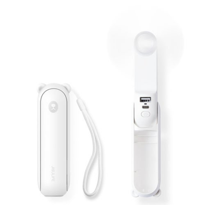 LIFE8 HANDHELD FAN WHITE
