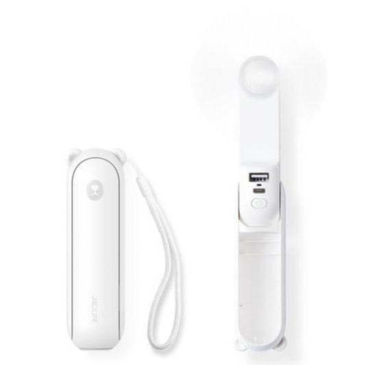 LIFE8 HANDHELD FAN WHITE