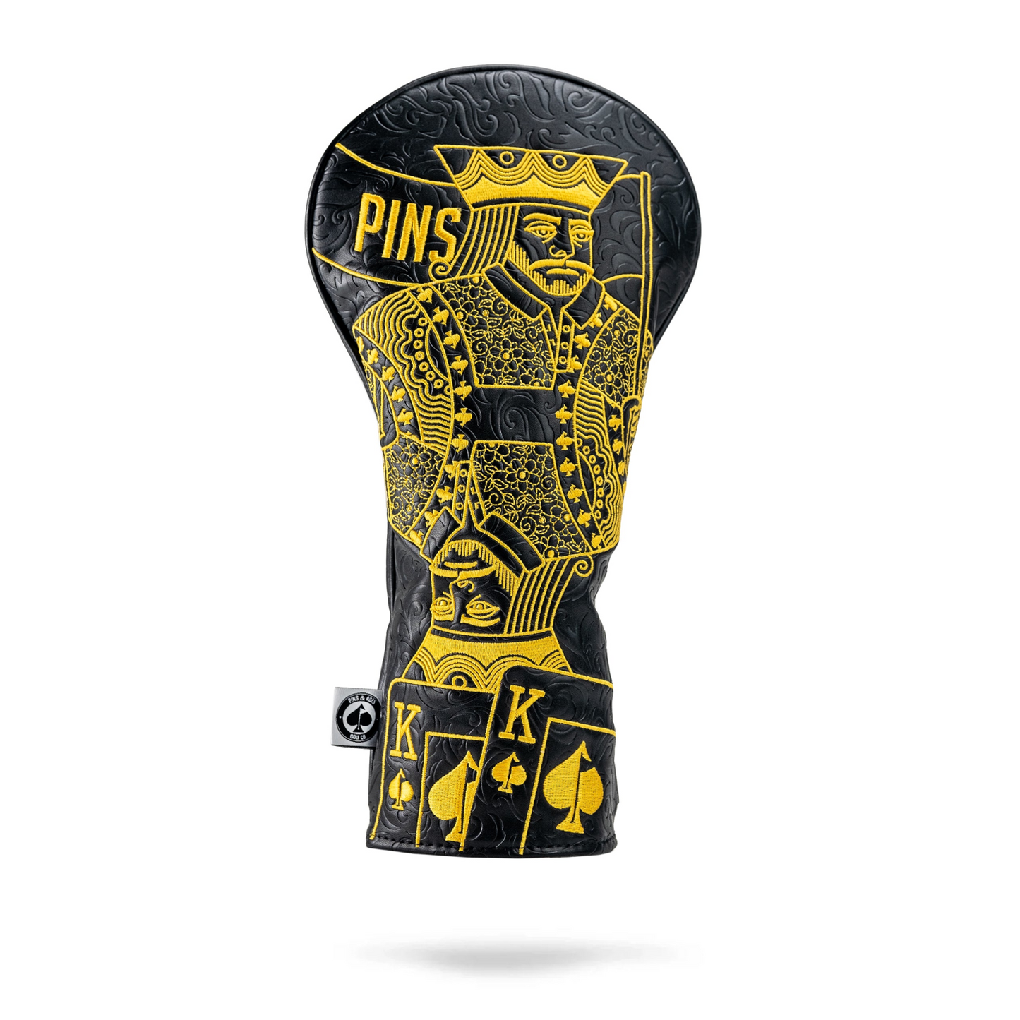 BLACK/GOLD KING OF SPADES - DRIVER COVER