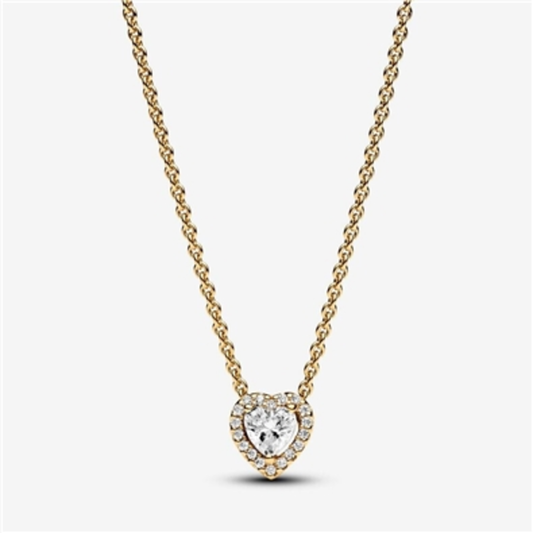 SPARKLING HEART COLLIER NECKLACE