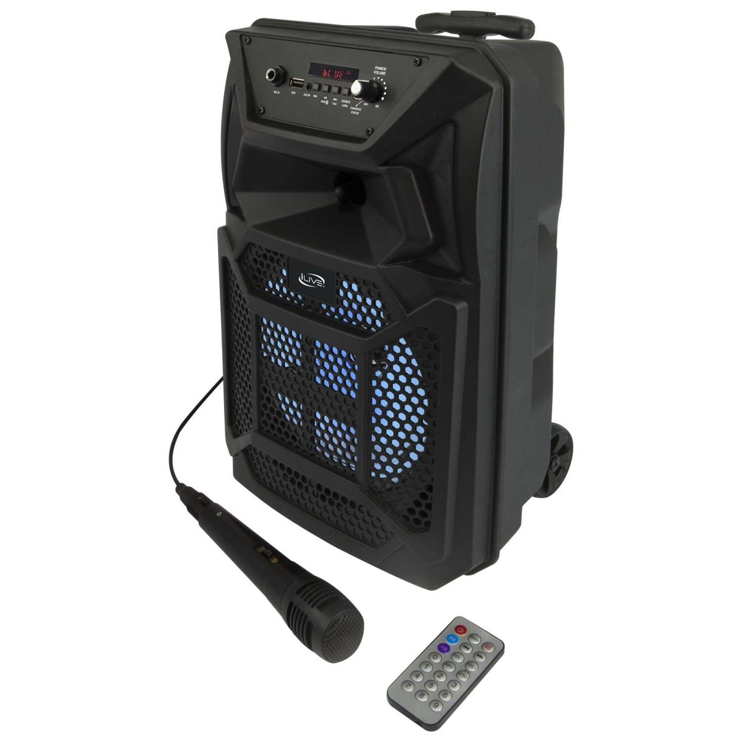 WIRELESS TAILGATE PARTY SPEAKER W/ MICROPHONE
