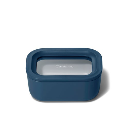 MINI RECTANGLE CONTAINER W/ LID NAVY