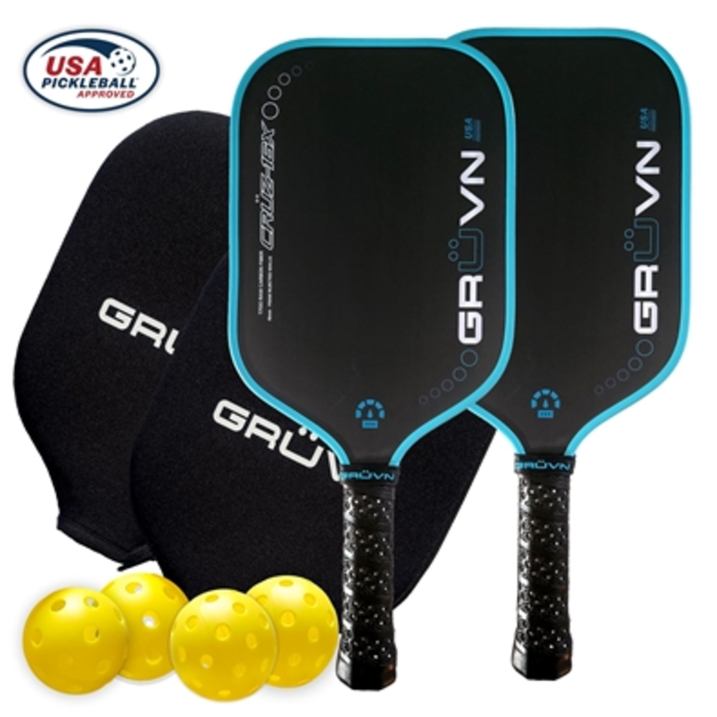PICKLEBALL PADDLE SET CRUZN-16X, BLUE, 16.5"